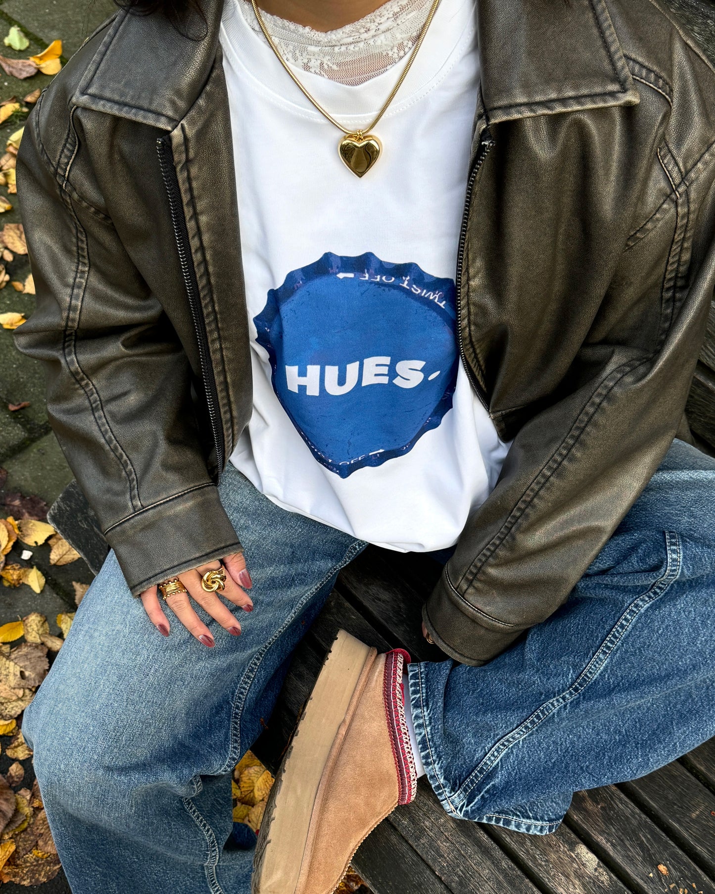 BOLD HEART NECKLACE - GOLD