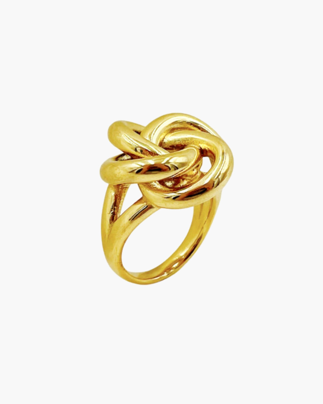 CHUNKY KNOT RING - GOLD