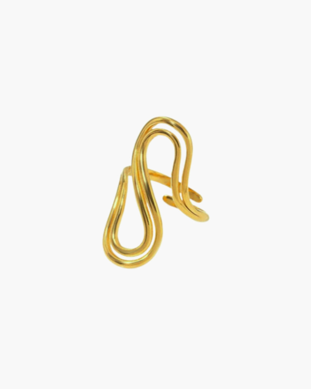 DOUBLE S RING - GOLD