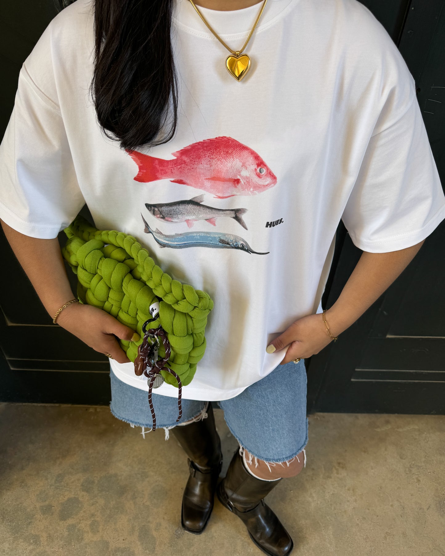 TRIPLE CATCH TEE