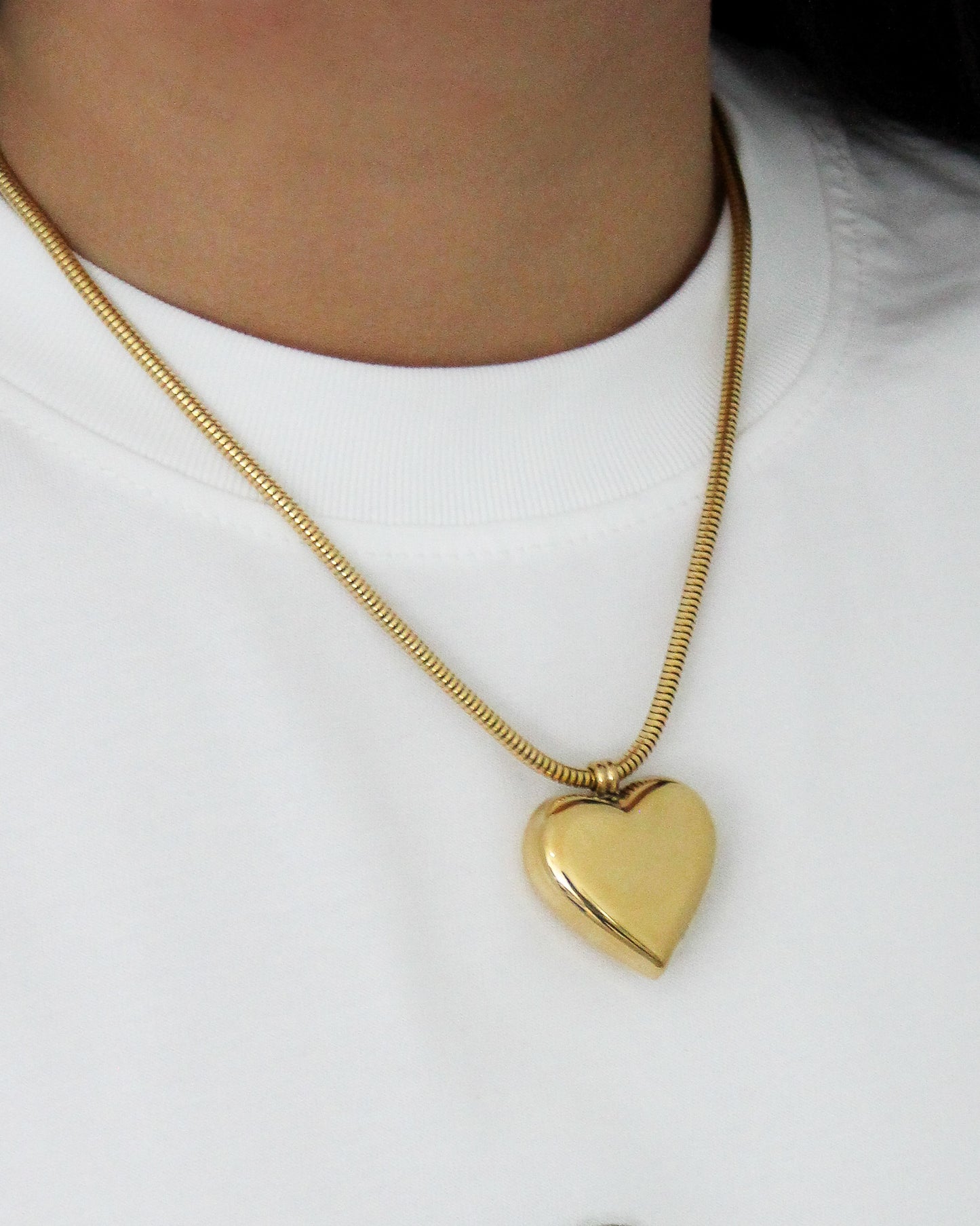 CHUNKY CHAIN NECKLACE - GOLD