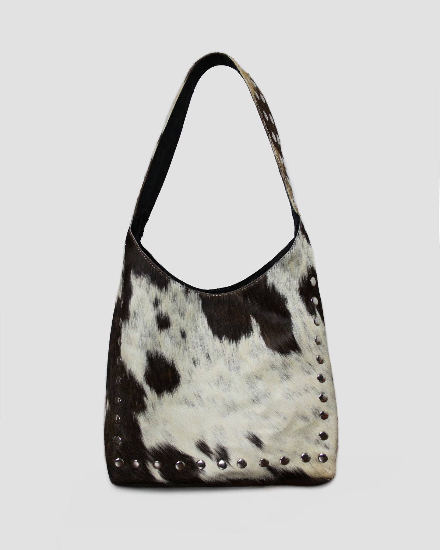 COW STUD SHOULDER BAG – 100% Genuine Hair On Leather