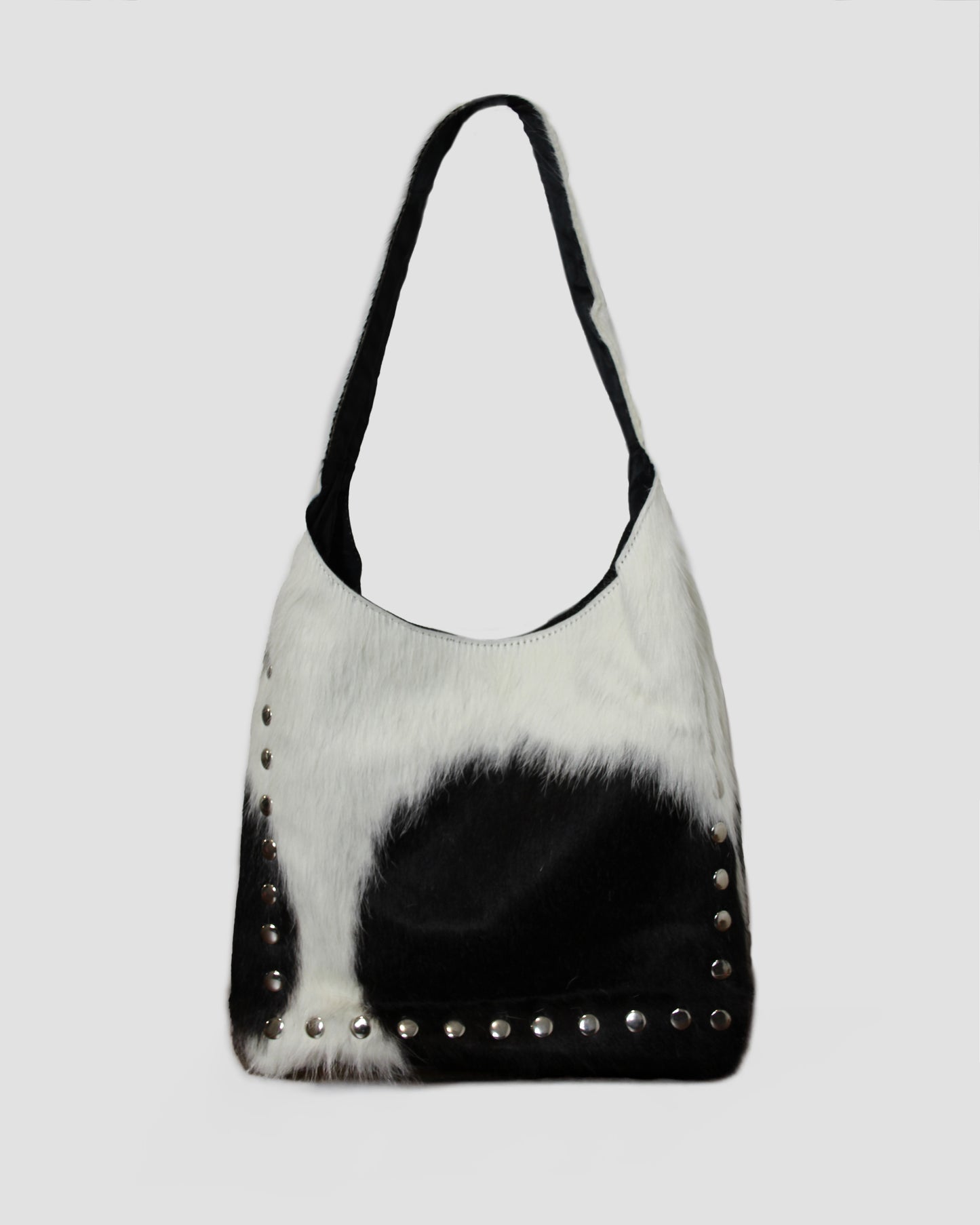 COW STUD SHOULDER BAG – 100% Genuine Hair On Leather