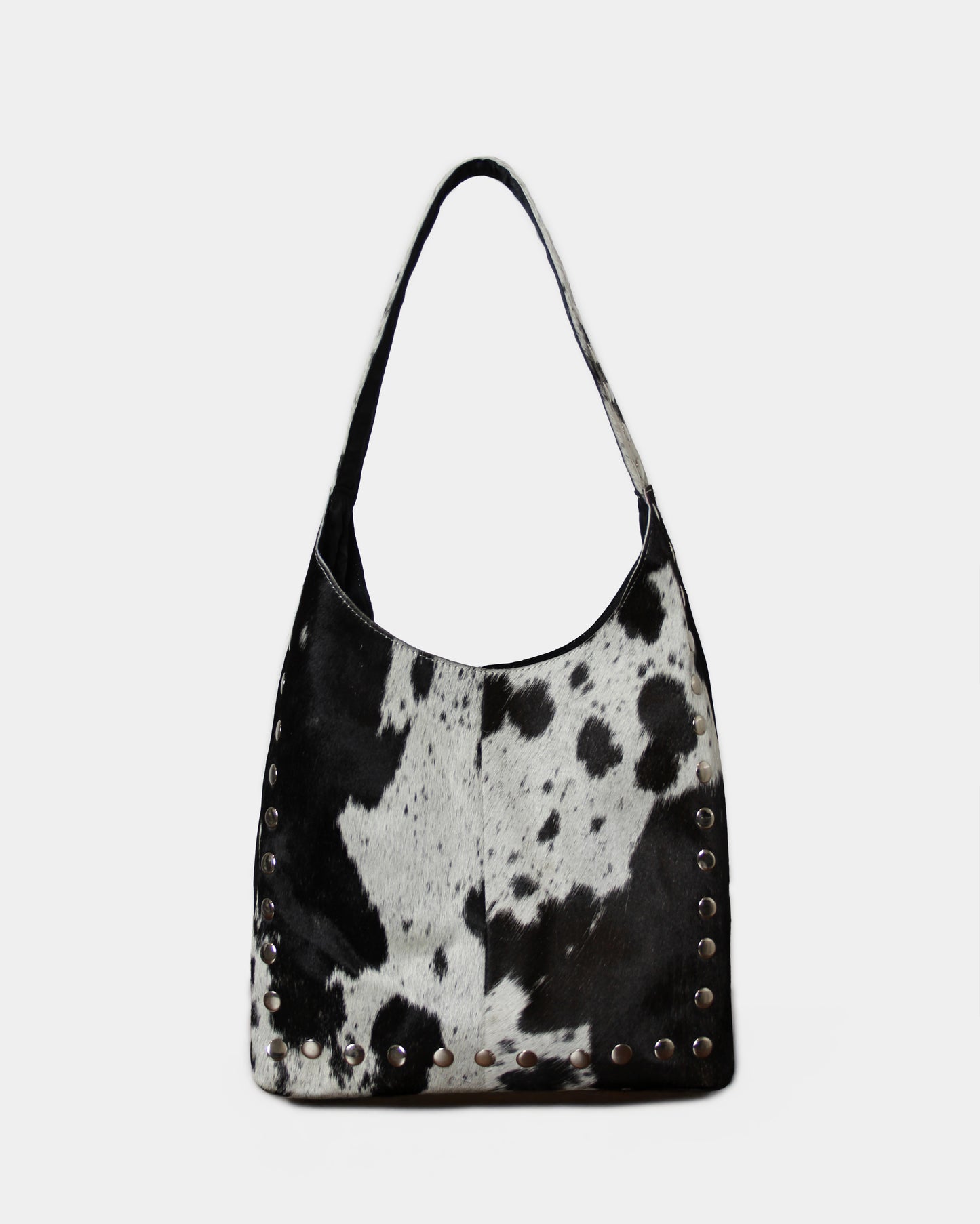 COW STUD SHOULDER BAG – 100% Genuine Hair On Leather