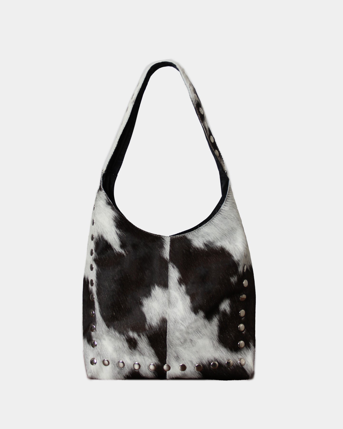COW STUD SHOULDER BAG – 100% Genuine Hair On Leather
