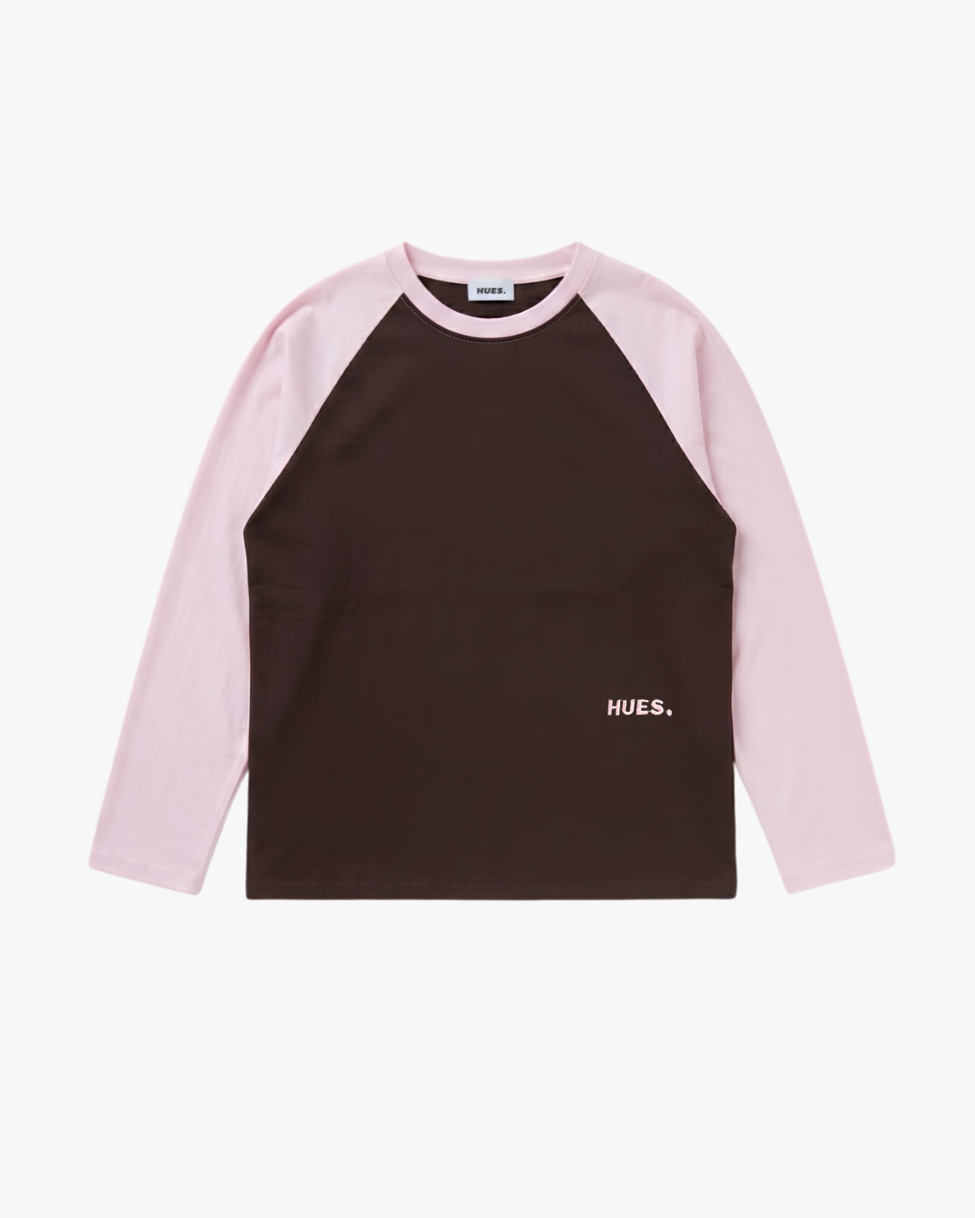 RAGLAN LONGSLEEVE - BROWN/PINK