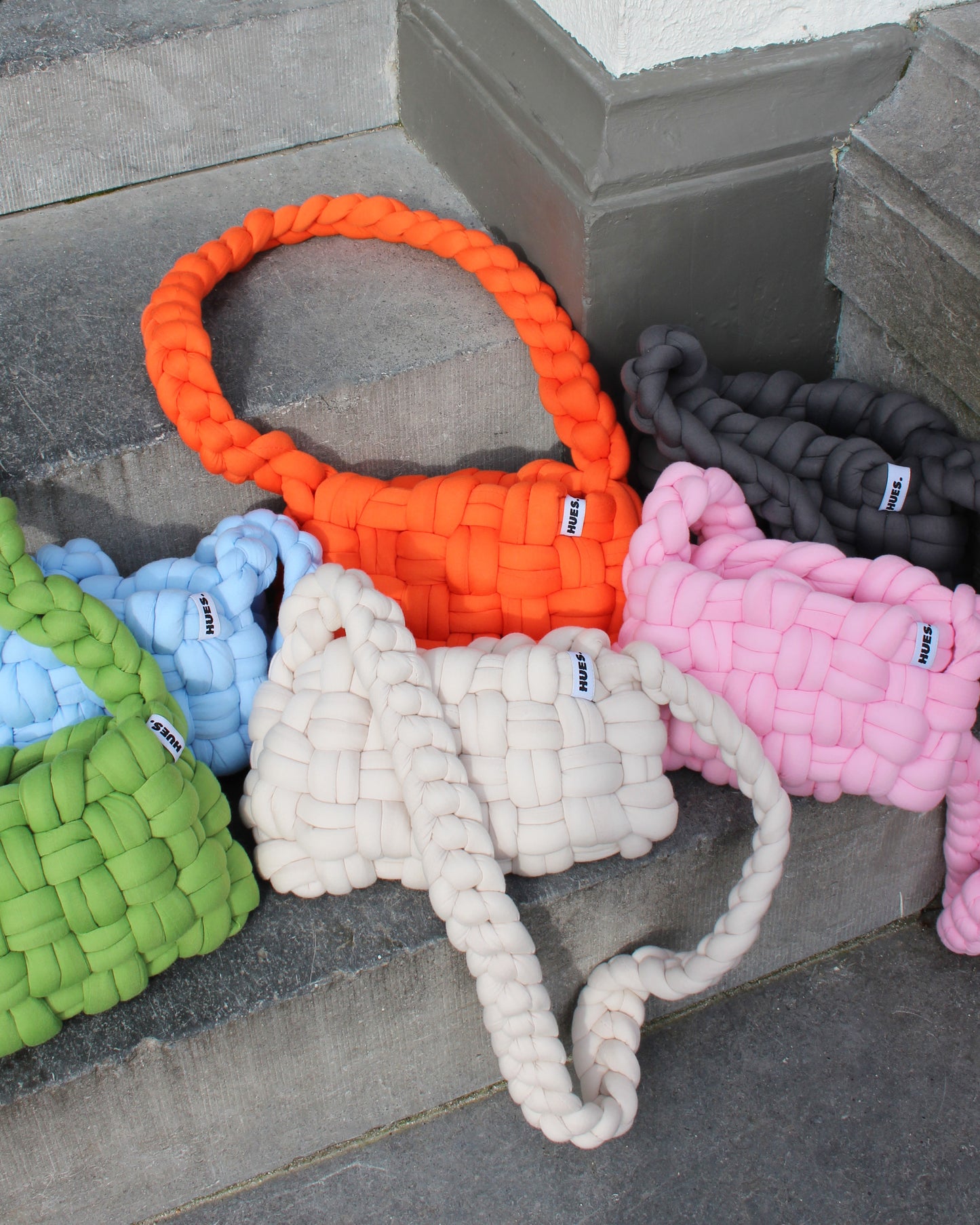HUES STUDIOS | Shao bags | Chunky yarn | Gehaakte tas | Crochet | Binnentas | Bestel nu!