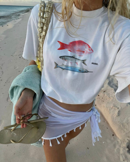 TRIPLE CATCH TEE