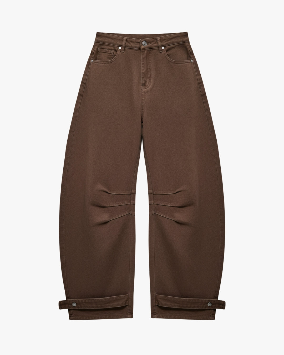 BALLOON JEANS - BROWN
