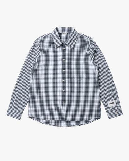 CHECKED SHIRT - NAVY
