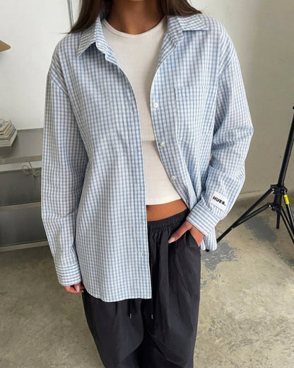 CHECKED SHIRT - BLUE