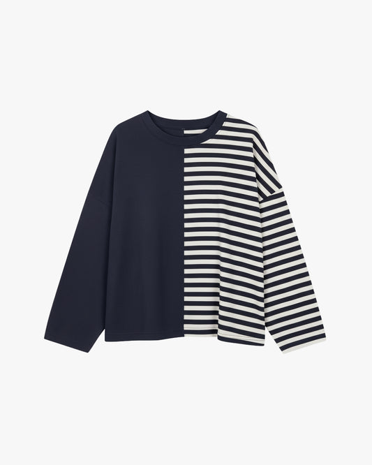 DUAL STRIPES LONGSLEEVE - NAVY