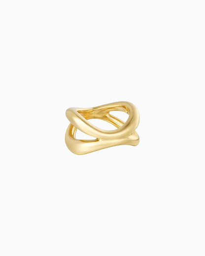 CHUNKY CONNECTED RING - GOLD