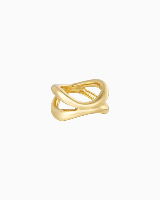 CHUNKY CONNECTED RING - GOLD