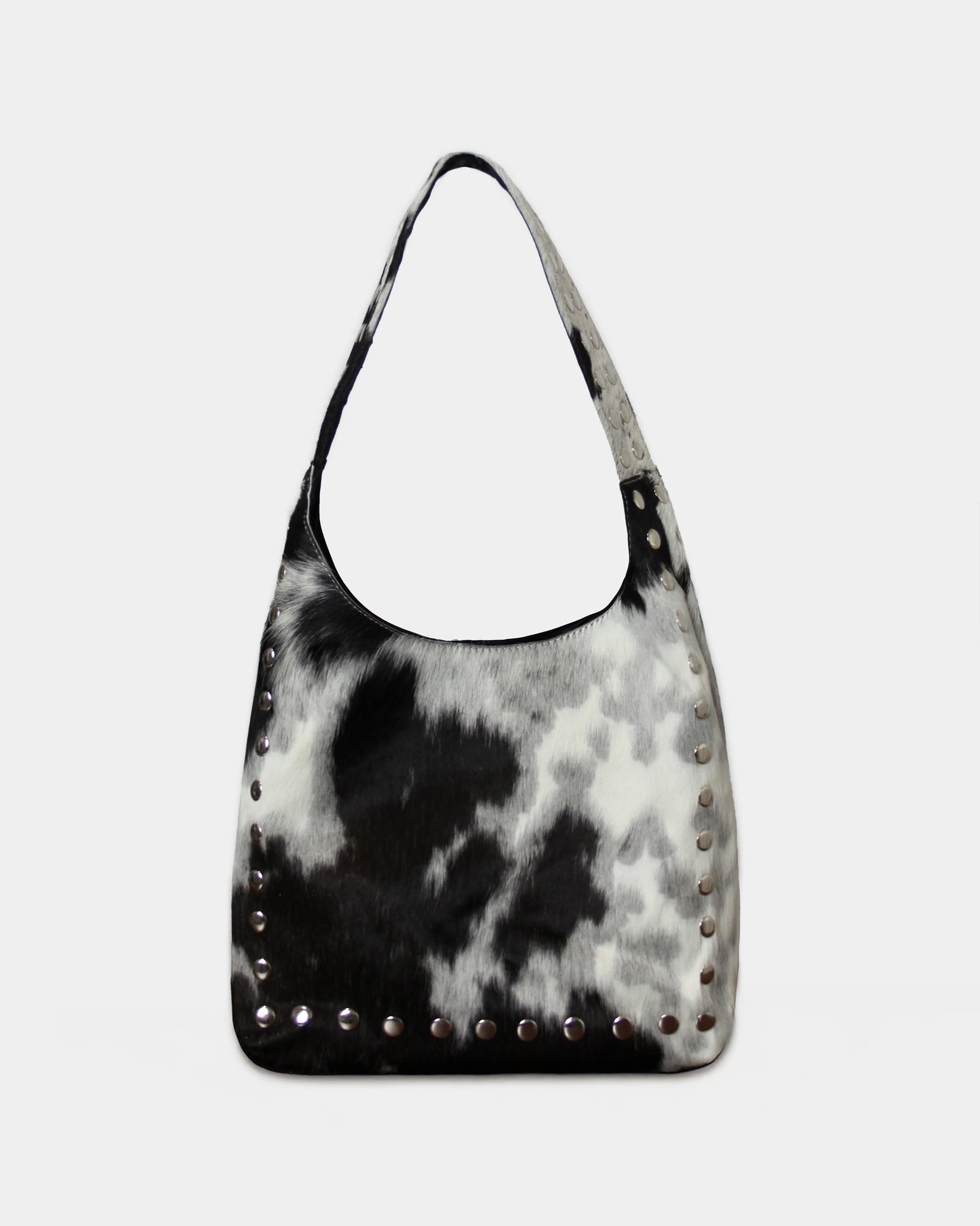 COW STUD SHOULDER BAG – 100% Genuine Hair On Leather