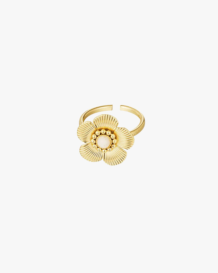 FLORAL RING - GOLD