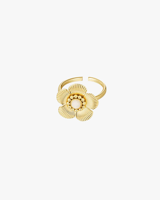 FLORAL RING - GOLD