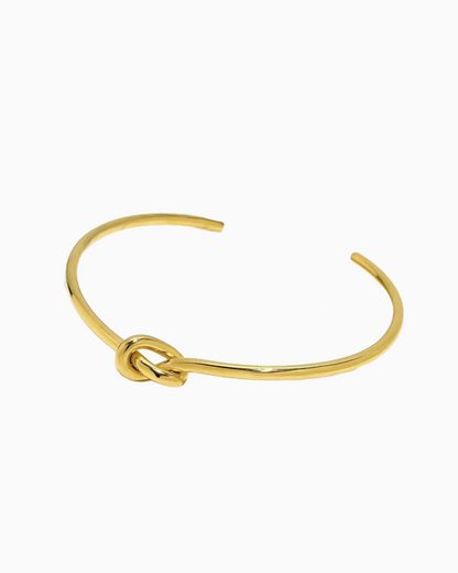 KNOT BANGLE BRACELET - GOLD