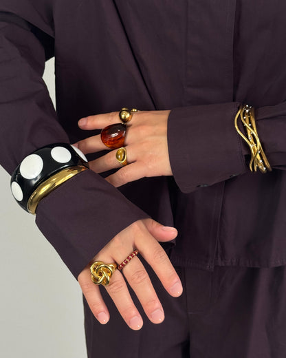 POLKA DOT BANGLE BRACELET