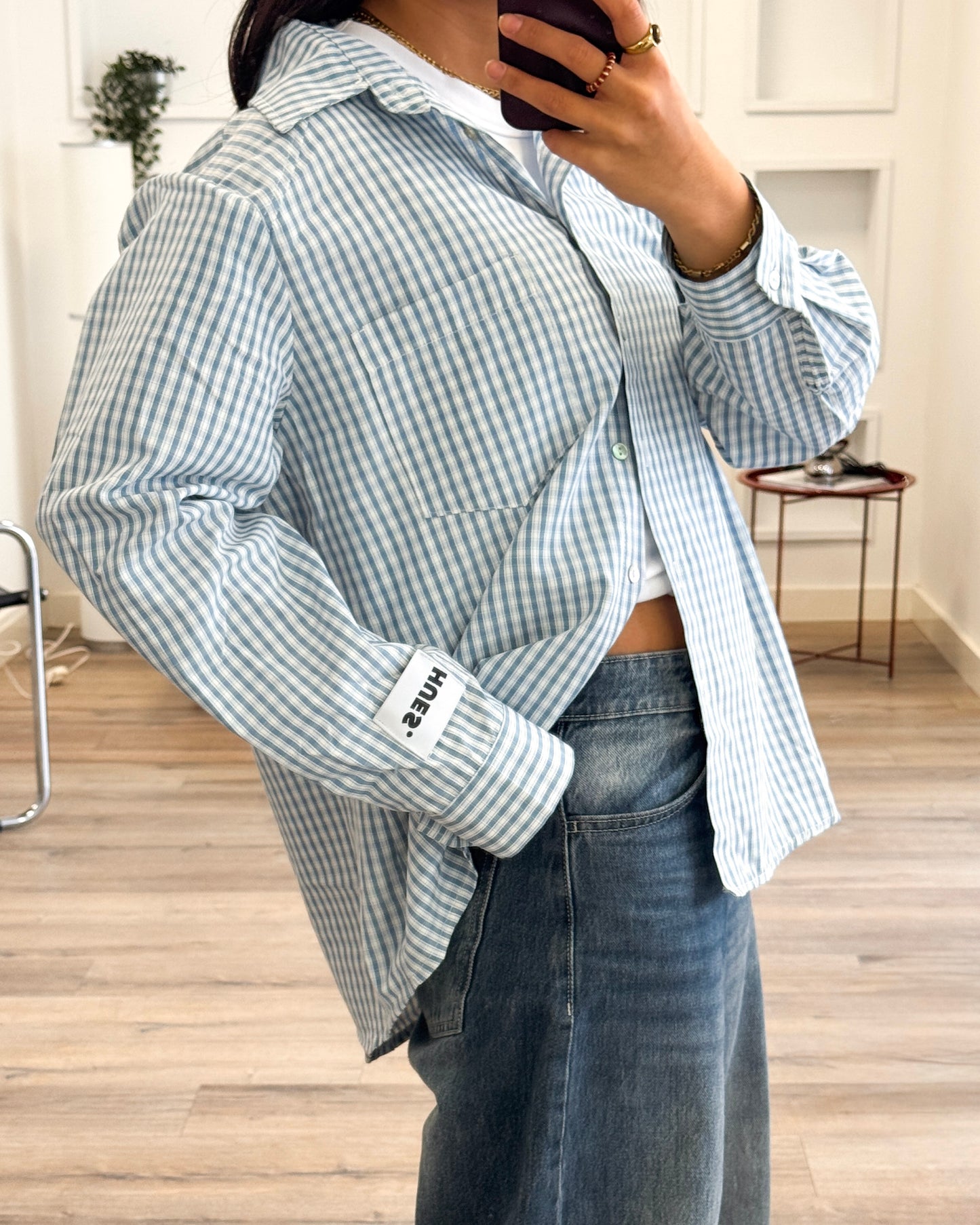 CHECKED SHIRT - BLUE