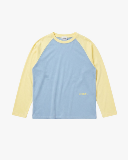 RAGLAN LONGSLEEVE - BLUE/YELLOW