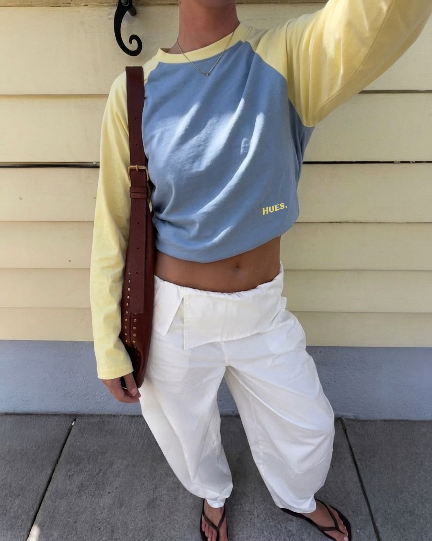 RAGLAN LONGSLEEVE - BLUE/YELLOW