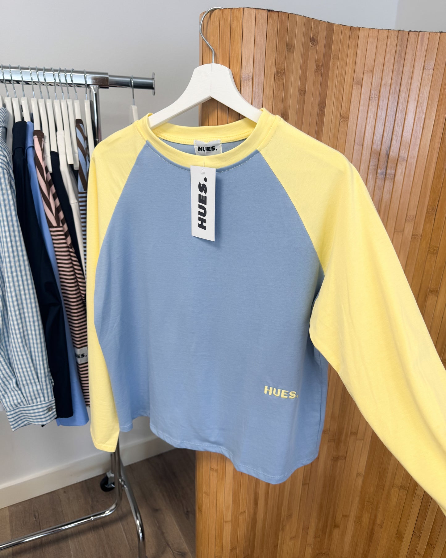 RAGLAN LONGSLEEVE - BLUE/YELLOW