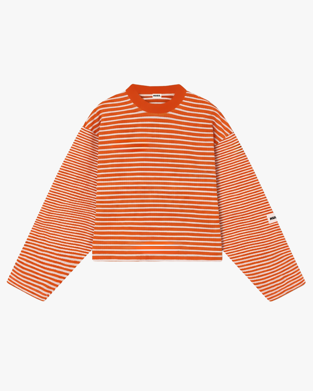 STRIPED LONGSLEEVE - ORANGE/CREAM