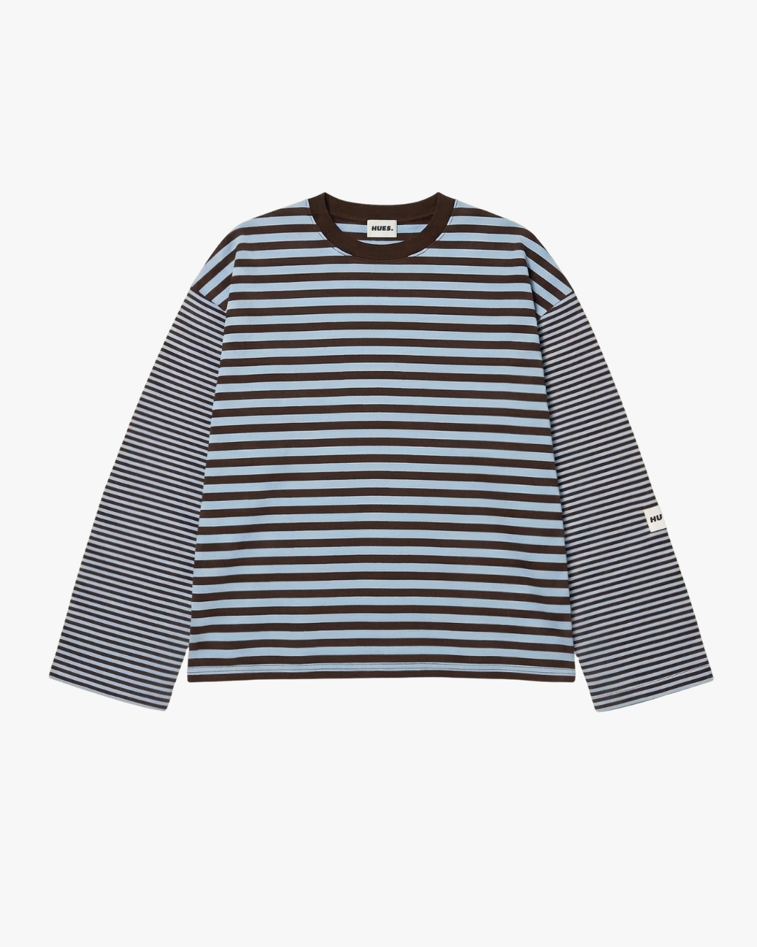 STRIPED LONGSLEEVE - BLUE/BROWN