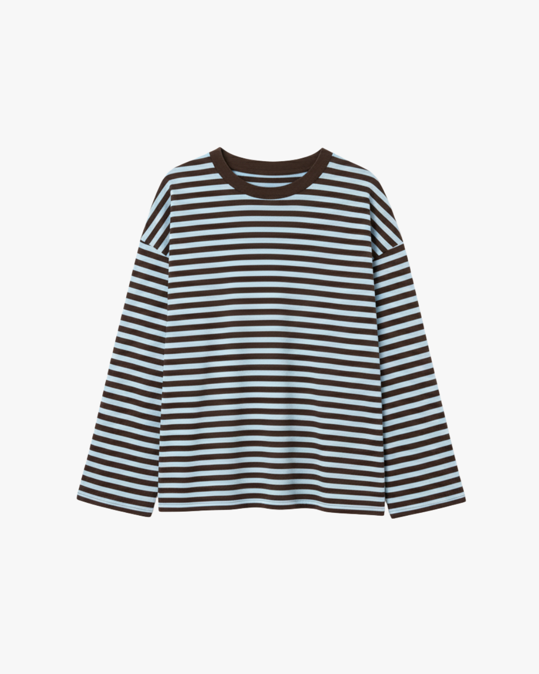 STRIPED LONGSLEEVE - BLUE/BROWN