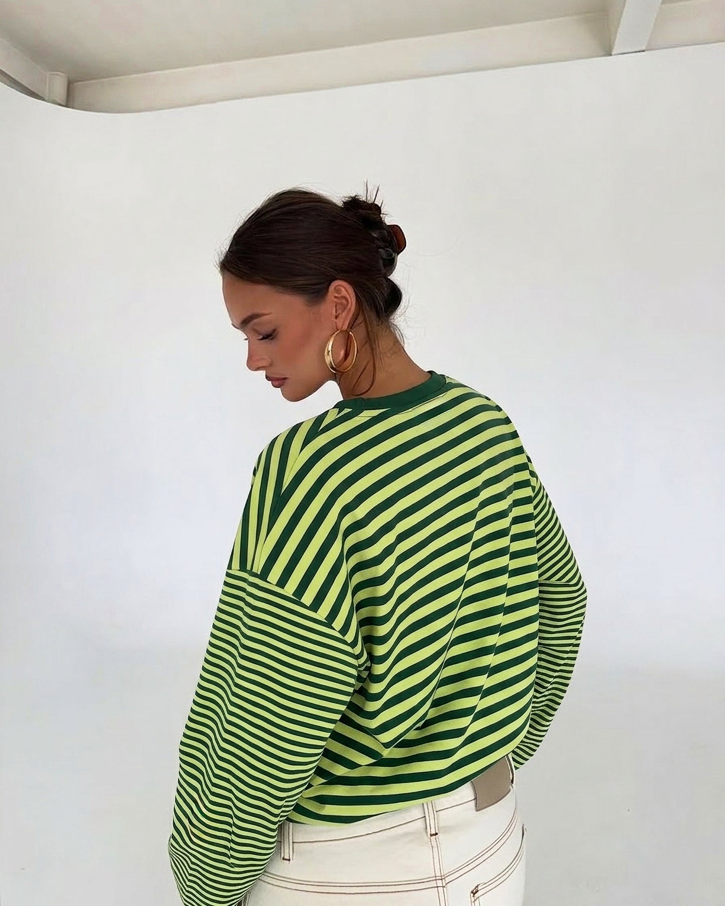 STRIPED LONGSLEEVE - GREEN/YELLOW