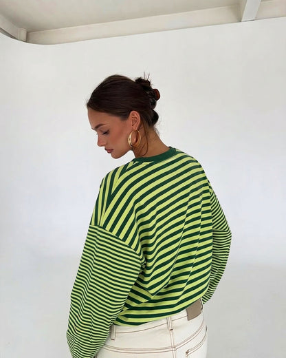 STRIPED LONGSLEEVE - GREEN/YELLOW