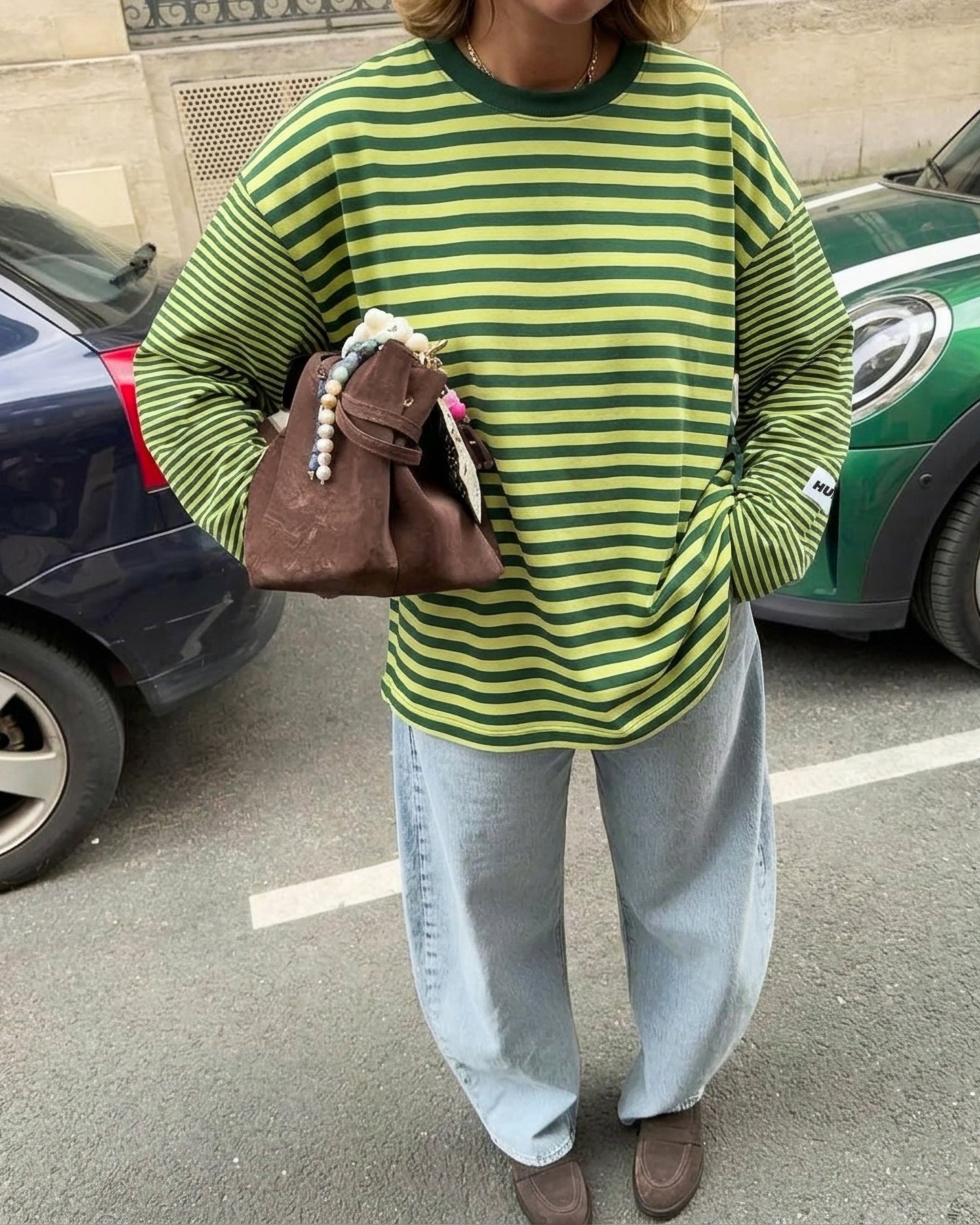 STRIPED LONGSLEEVE - GREEN/YELLOW