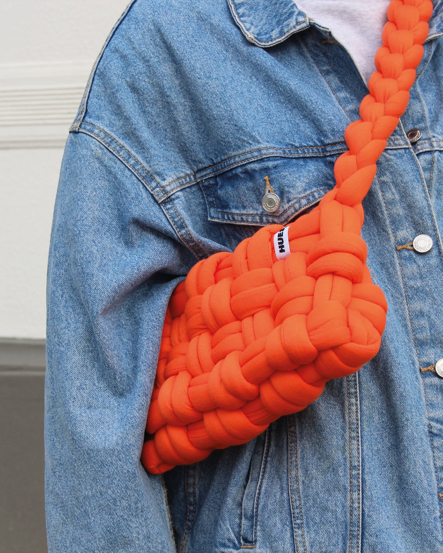 HUES STUDIOS | Shao bag Orange 🍊 | Oranje | Chunky yarn | Gehaakte tas | Binnentas | Aanbeeld | Koningsdag | Bestel nu!